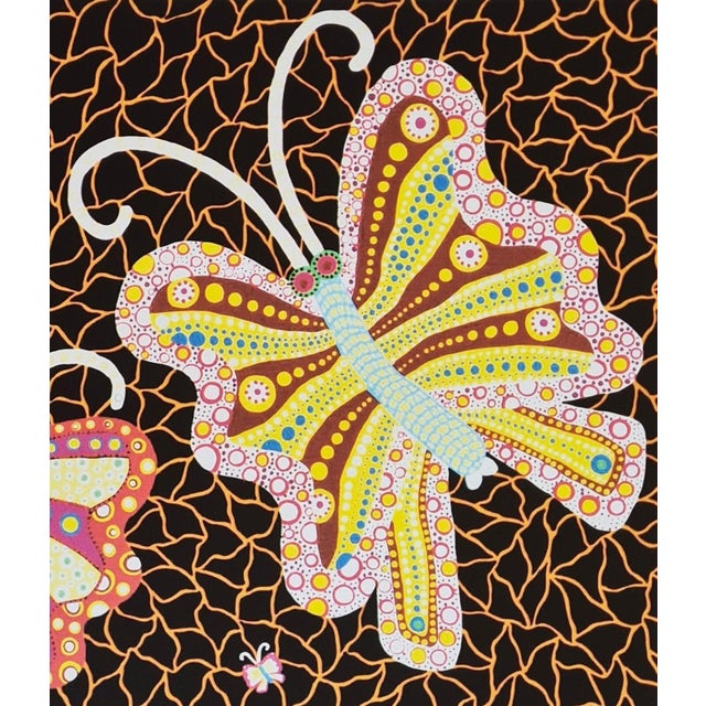 1990s After Yayoi Kusama, Butterflies, Lithograph, 1990s Reproduction For Sale - Image 5 of 8