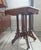 Walnut Table with Marble Top and Wheels from Eastlake, Late 19th Century For Sale - Image 4 of 15