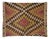 Pasargad Home Vintage Kilim Pillow Case, Multicolor For Sale