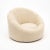 Round Modernist Style Pair of Armchairs For Sale - Image 4 of 10
