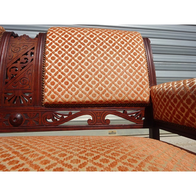 Louis XV Two-Seater Bench, 1950s For Sale - Image 9 of 18