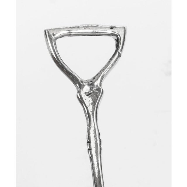 19th Century French Silver Salt Dishes in Shape of Wheelbarrows, Set of 2 For Sale - Image 14 of 18