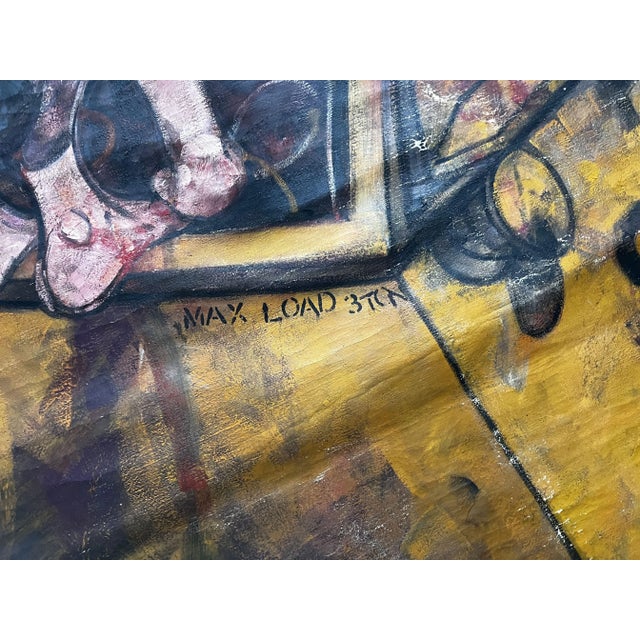 Author: Don. Tibble. technique: oil on canvas. slight lack of oil Signed, dated and titled 1981. Measurements: 200 x 165...