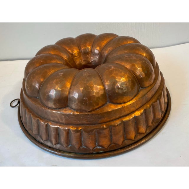 Vintage French Copper Cake Mold For Sale - Image 4 of 6