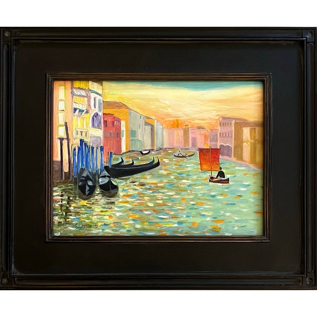 Oil Painting Titled ‘Lost in Venice’ by Satori Gregorakis For Sale