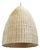 Raw Wicker Organic Modern Coastal Pod Pendant Light Large For Sale