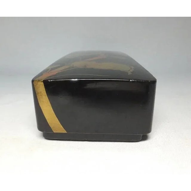 Early 19th Century 19th Century Japanese Lacquered Fubako For Sale - Image 5 of 13