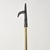 Mid 20th Century Solid Brass Seashell Handle Fireplace Tool Set With Scallop Shell Base Stand For Sale In Rochester - Image 6 of 15