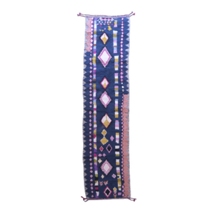 Moroccan Handknotted Runner Rug - 17.1 X 4 Ft