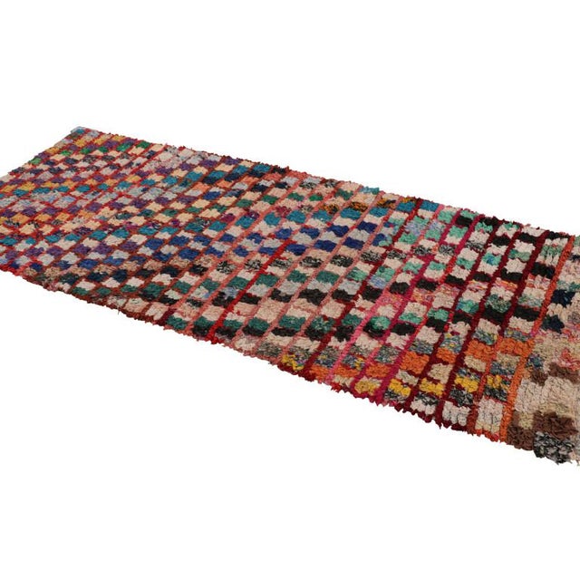 Rug & Kilim Vintage Moroccan Runner With Polychromatic Geometric Patterns, From Rug & Kilim For Sale - Image 4 of 7