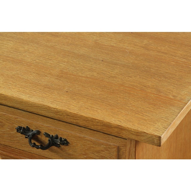 Vintage Danish Brutalist Oak Desk by Henning Kjærnulf, 1960s For Sale - Image 18 of 18