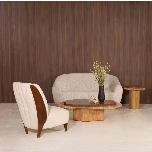 Wood Arizona Coffee Table in Wood Veneers from InsidherLand For Sale - Image 7 of 12
