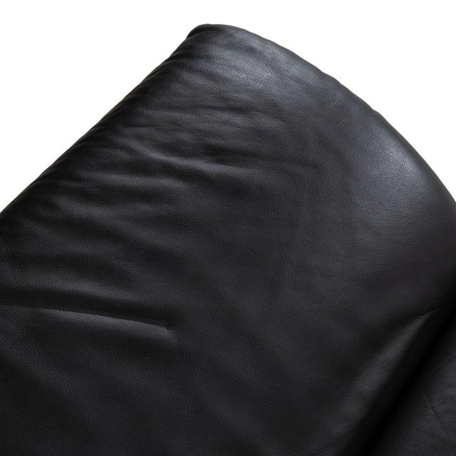 Black Rossini Lounge Chair in Black Leather from Koinor For Sale - Image 8 of 16