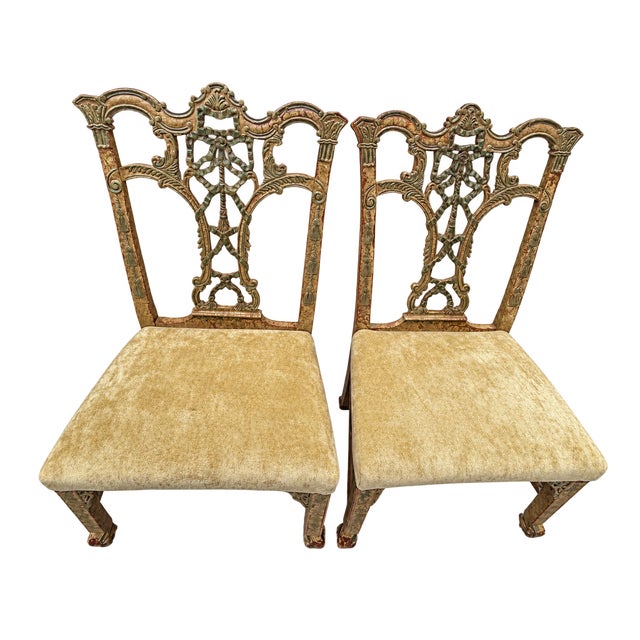 Hickory Chair Emma Chippendale Style Dining Chairs -Set of 6 For Sale - Image 13 of 15