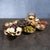 Contemporary 9 Bowl Metal Cluster Serving Piece in Dark Gold For Sale - Image 3 of 4