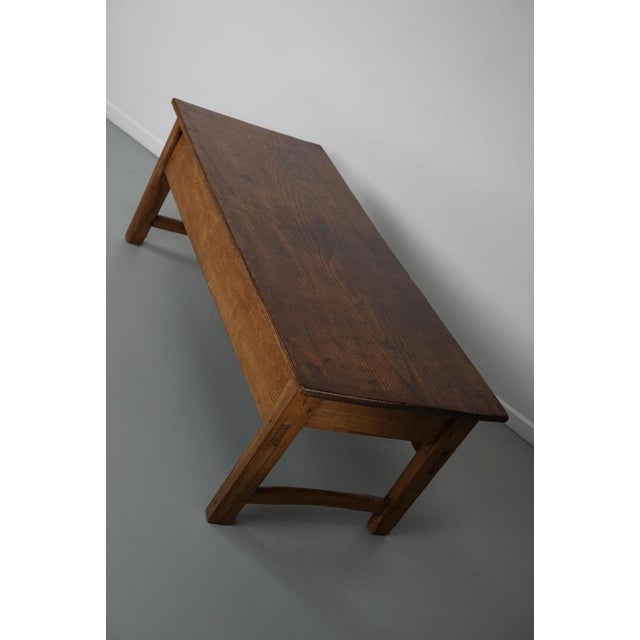 Spanish 18th Century Farmhouse Coffee Table in Chestnut For Sale - Image 14 of 16