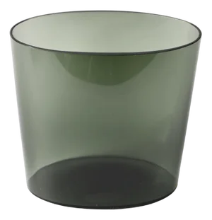 Scandinavian Smoked Glass Vase by Saara Hopea for Nuutajärvi, 1950s