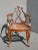 Vintage Oriental Asian Chippendale Wood & Cane Seat Accent Chair ~ French For Sale - Image 4 of 12