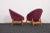 1960s Mid-Century Modern Scandinavian Lounge Chairs in Beech and Hand-Stitched Jacquard Upholstery, 1968, Set of 2 For Sale - Image 5 of 18