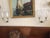 1920s George III Style Pair of Crafted Brass Wall Sconces With Glass Hurricanes - a Pair For Sale - Image 10 of 10