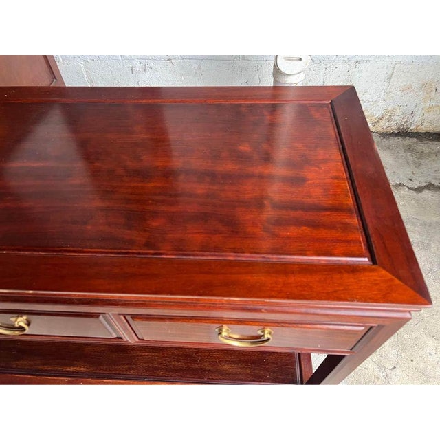 Vintage Ming Style Solid Rosewood Server or Console Table. For Sale In Washington DC - Image 6 of 10