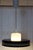 Metal Vintage Hanging Lamp with Opaque White Inner Glass Shade and Brown Metal Trim, 1970s For Sale - Image 7 of 7
