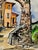 Rustic Henry Emil Salloch Original Watercolor on Paper Porta Macchiaia, Barga, Italy. 1970. For Sale - Image 3 of 7