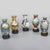 Chinese Set of 5 Miniature Chinese Cloisonné Vases | Floral Motif With Wood Stands & Box For Sale - Image 3 of 8