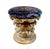 Mid 20th Century Italian Hand Carved Wood Ottoman With Scalamandré Tiger Velvet Upholstery For Sale - Image 4 of 9