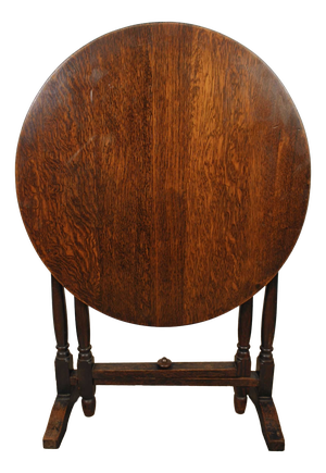 Victorian Tilt Top Table in Oak, 1900