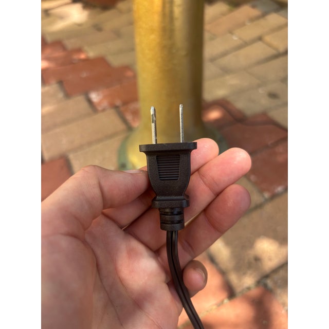 Antique Early 20th Century Original Maritime Order Telegraph Modified Floor Lamp For Sale - Image 10 of 10