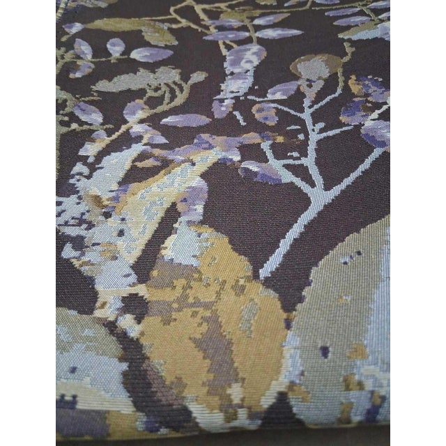 Botanical Brocade Pillows in Deep Plum - A Pair For Sale In Sacramento - Image 6 of 6