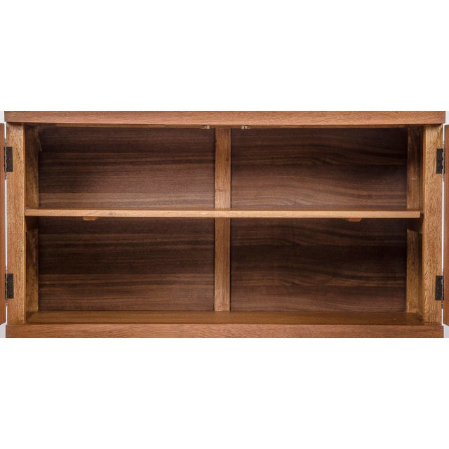 Mid-Century Modern NOIR Quadrant 2 Door Sideboard, Dark Walnut For Sale - Image 3 of 4