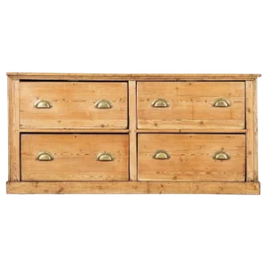 Large 19th Century English Pine Counter Drawers, 1870s
