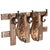 Wood Antique Wood Shoe Last Wall Hook Rack | Rustic Reclaimed Timber Coat Hanger | Unique Industrial Entryway Organizer |Handmade Farmhouse Decor For Sale - Image 7 of 7