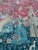 1950s Antique French Screen Printed Tapestry Lady and Licorn, 1950s For Sale - Image 5 of 18