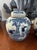 2010s Pair of Small Blue & White Ginger Jars With Classic Chinese Motif For Sale - Image 5 of 7