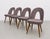 Mid Century Modern Sculptural Arch Back Dining Chairs, Set of 4, C. 1960's For Sale - Image 4 of 11