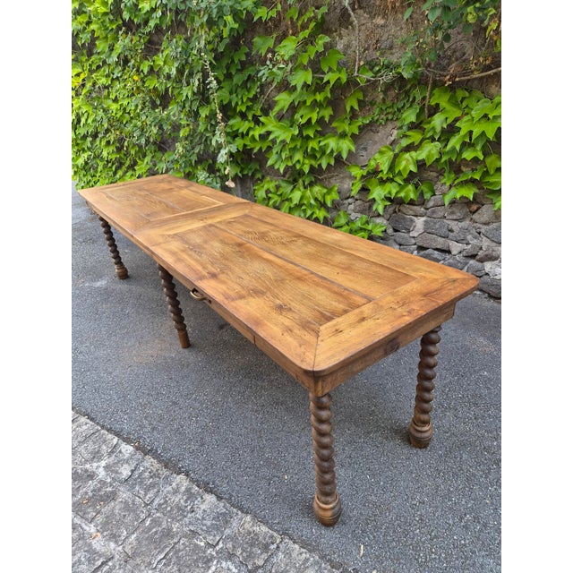 Antique French Oak Drapers Table, 1800s For Sale - Image 12 of 18