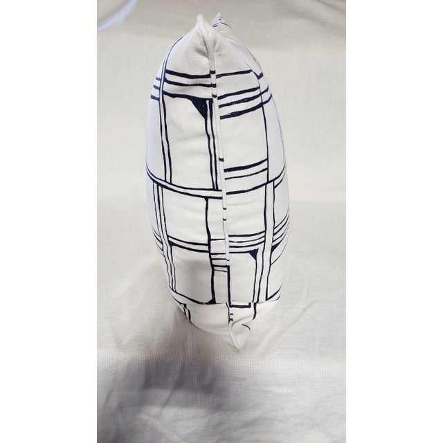 Christopher Farr Pillow Cover Size: 20 x 20 With piping Hidden zipper Insert not included. Fabric information:...