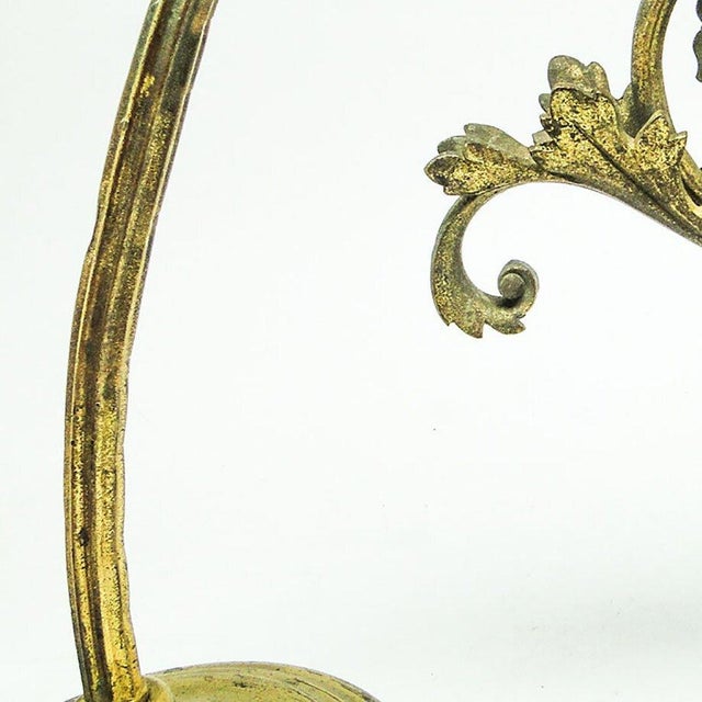 Goldenrod Empire Style Wall Lamp, France, 1890s For Sale - Image 8 of 10