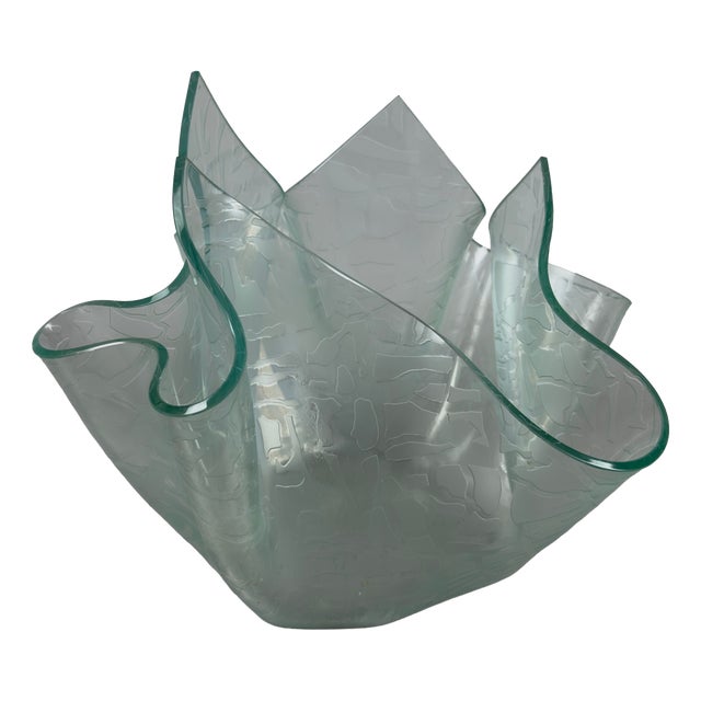 Cartoccio Vase in Glass For Sale