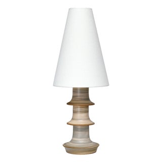 Glazed Ceramic Table Lamp by Fagerhults Belysning for Höganäs Keramik, Sweden, 1960s For Sale