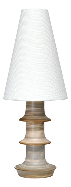 Glazed Ceramic Table Lamp by Fagerhults Belysning for Höganäs Keramik, Sweden, 1960s