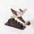 Art Deco Anthoine Art Bois Carved Wood and Metal Seaplane Model on Stand For Sale - Image 14 of 14