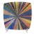 Vintage Michael & Frances Higgins Fused Art Sunburst Glass Platter or Wall Art For Sale