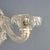 Venetian Blown Glass Wall Lights with Gold Shades, Set of 2 For Sale - Image 5 of 10