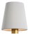 Visual Comfort Signature 4" Silk Empire Shade For Sale