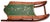 Outstanding Antique American Victorian Childs Snow Sled With Beautiful Original Hand Painted Features - Circa 1870s For Sale - Image 11 of 18