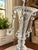 Vintage Pair of Cut Glass Table Lamps, Crystal Prisms, Ornate Traditional Hollywood Regency Lighting, Clear Glass Decorative Lamps For Sale In Naples, FL - Image 6 of 10